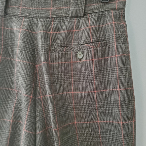 Collectible Gold Vintage Tweed Wool Pants Size 8 - Picture 4 of 5